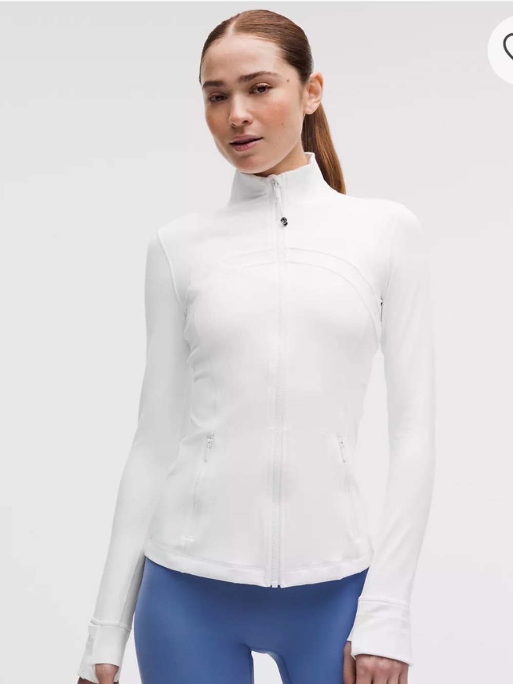 Lululemon Define Jacket Nulu size 10 white NWT